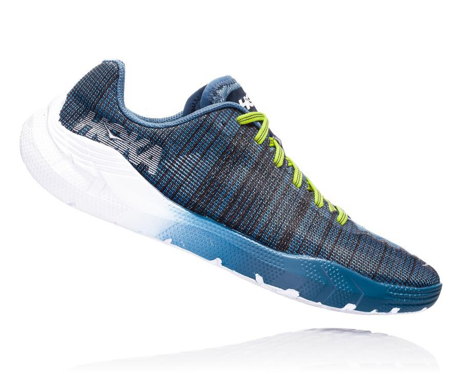 Hoka One One Tenisky Panske Námornícka Modrá/Biele - EVO Rehi - 46107-LXDF